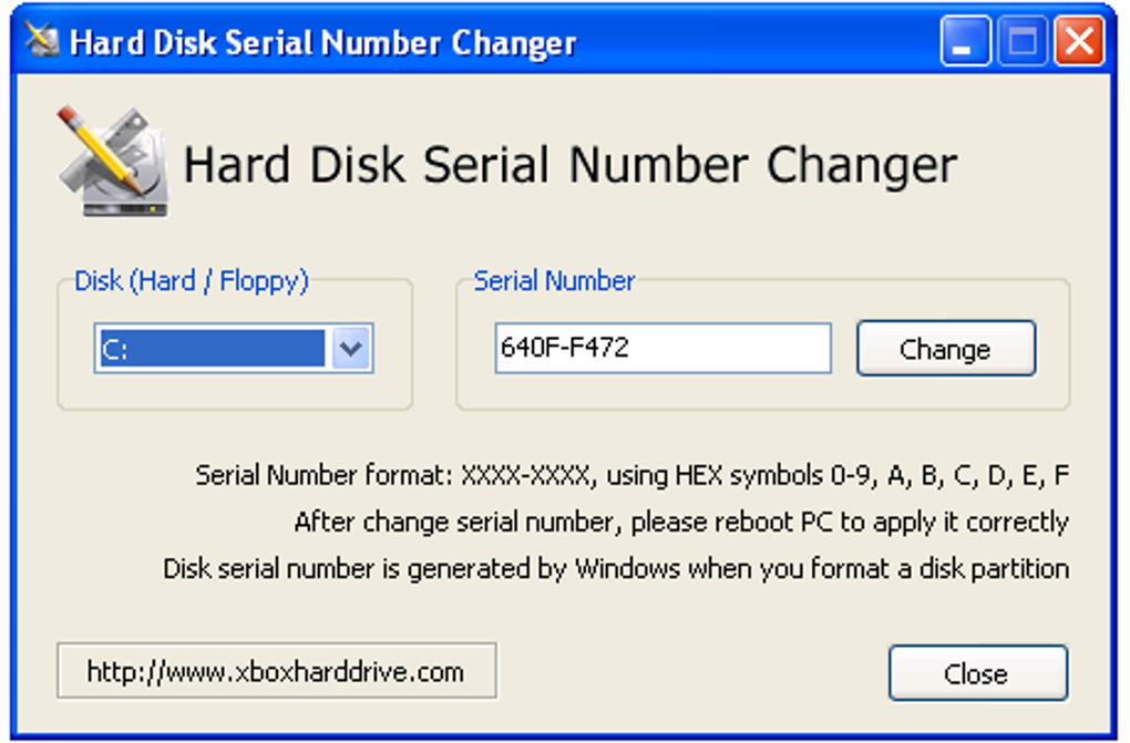 Hard Disk Serial Number Finder